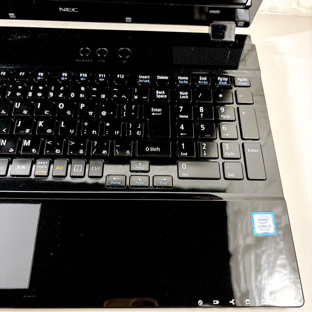 SSDで快適に使える✨メモリ8GB カメラ付き 第７世代 ノートパソコン NEC