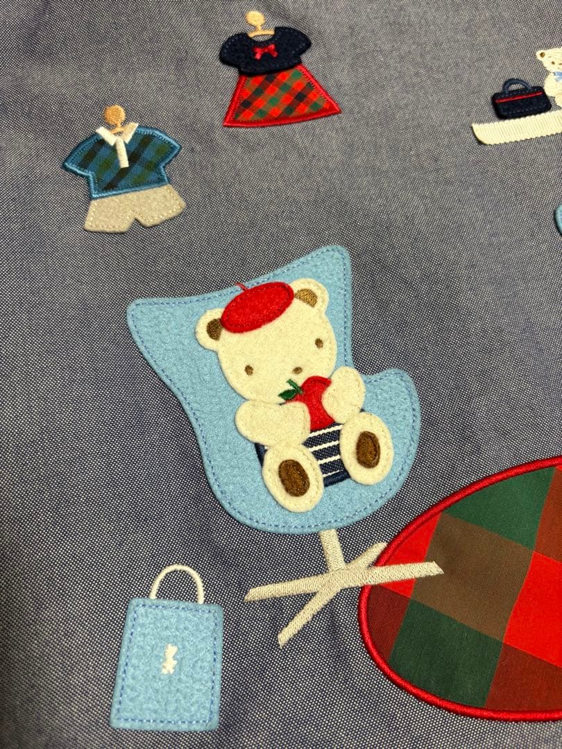 ファミリア　神戸本店限定バッグ　縦型トート　デニム　トートバッグ