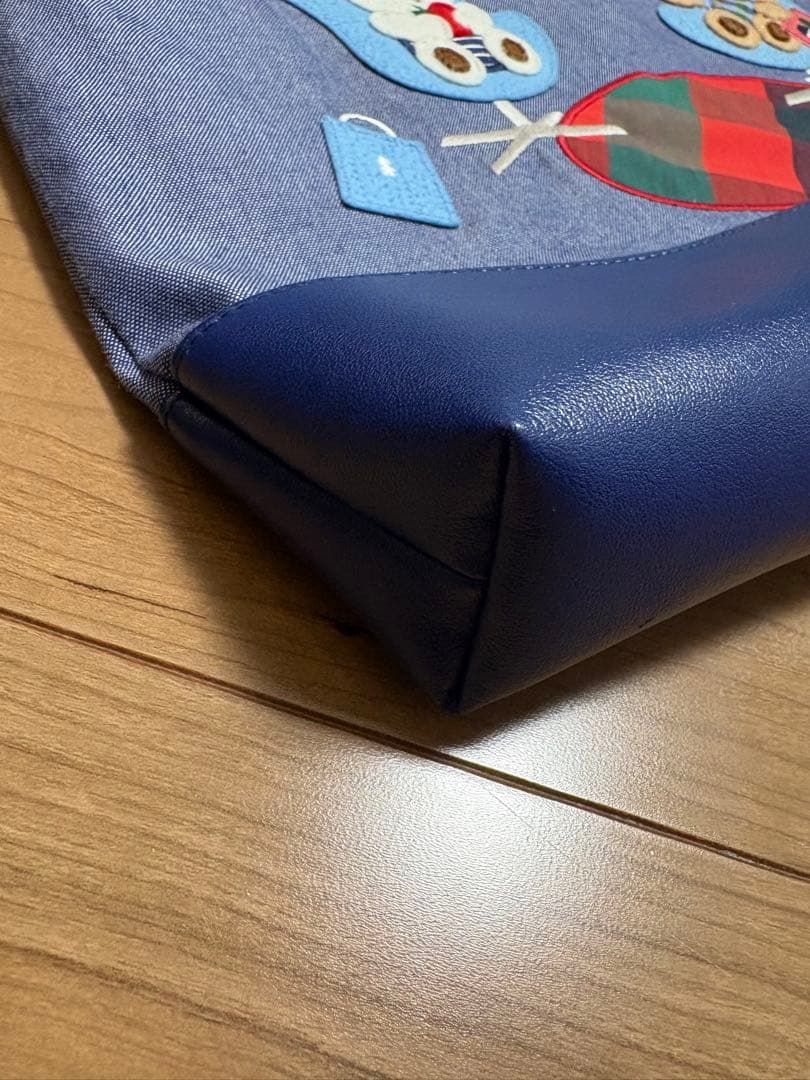 ファミリア　神戸本店限定バッグ　縦型トート　デニム　トートバッグ