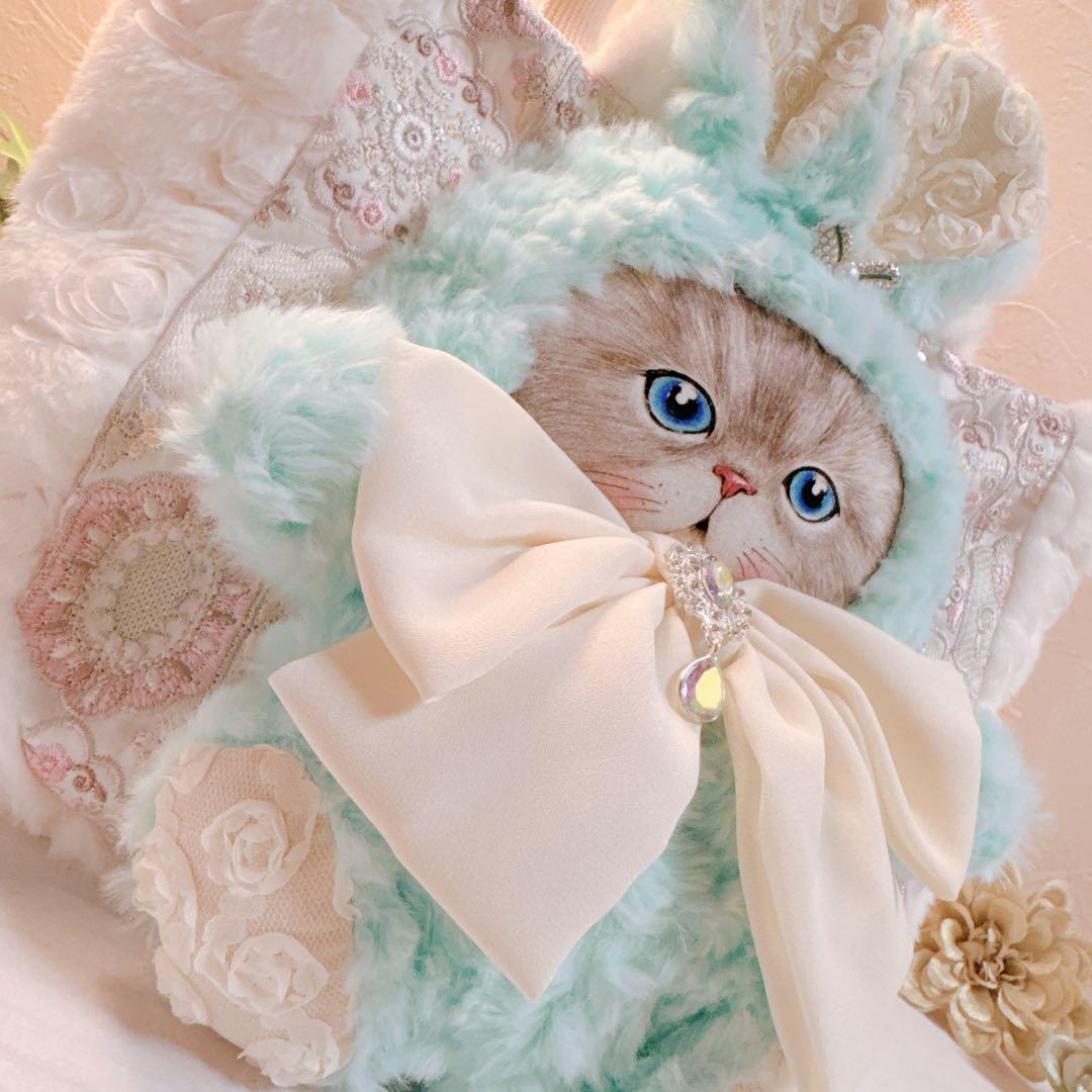 あ*き様 コヤンイサムチョン♡ミントブルーのbigなうさぎ着ぐるみルミちゃんトー