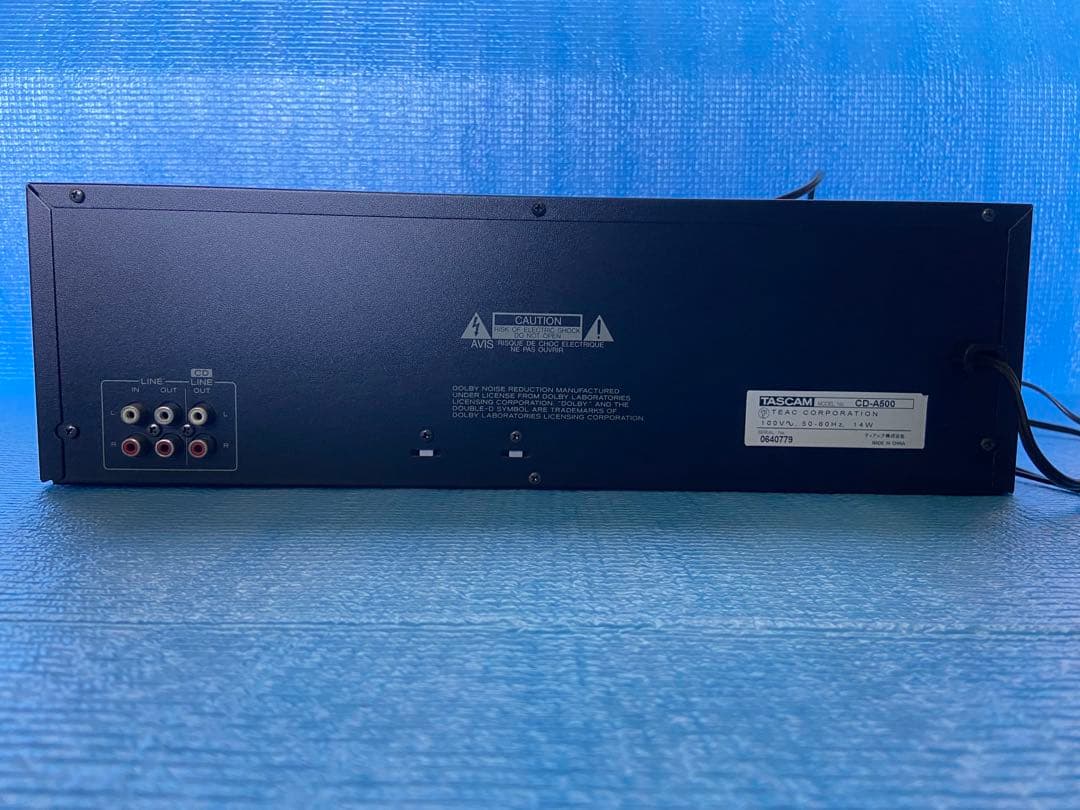 TASCAM CD-A500 CDプレーヤー・カセットデッキ