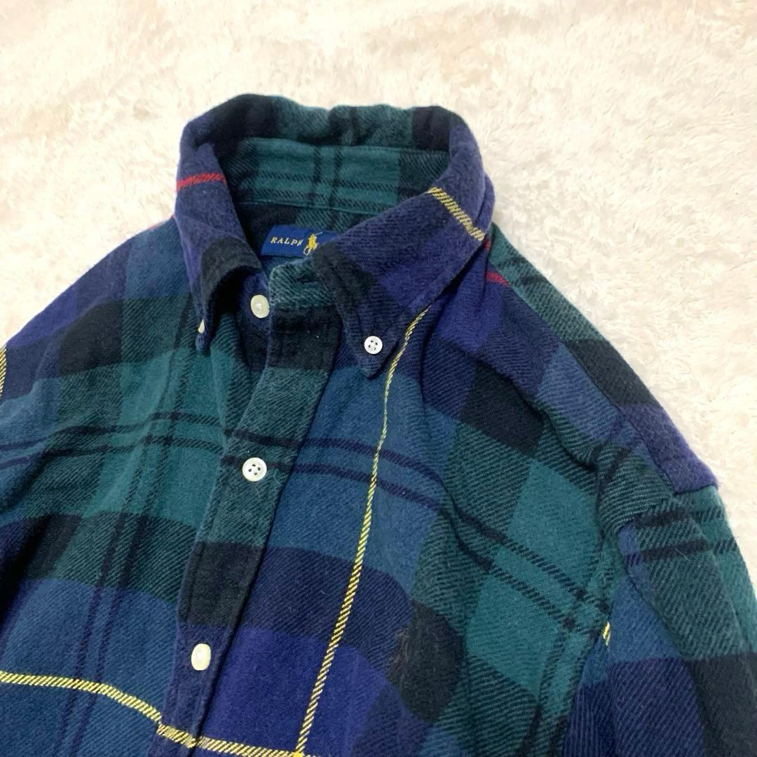 うーたん様 ラルフローレン ネルシャツ チェック ポニー刺繍 ユニセックス