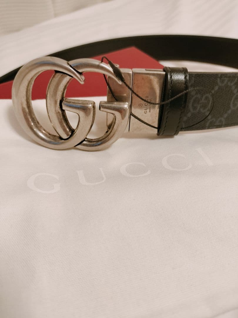 GUCCI ダブルG リバーシブル ベルト 正規品 新品