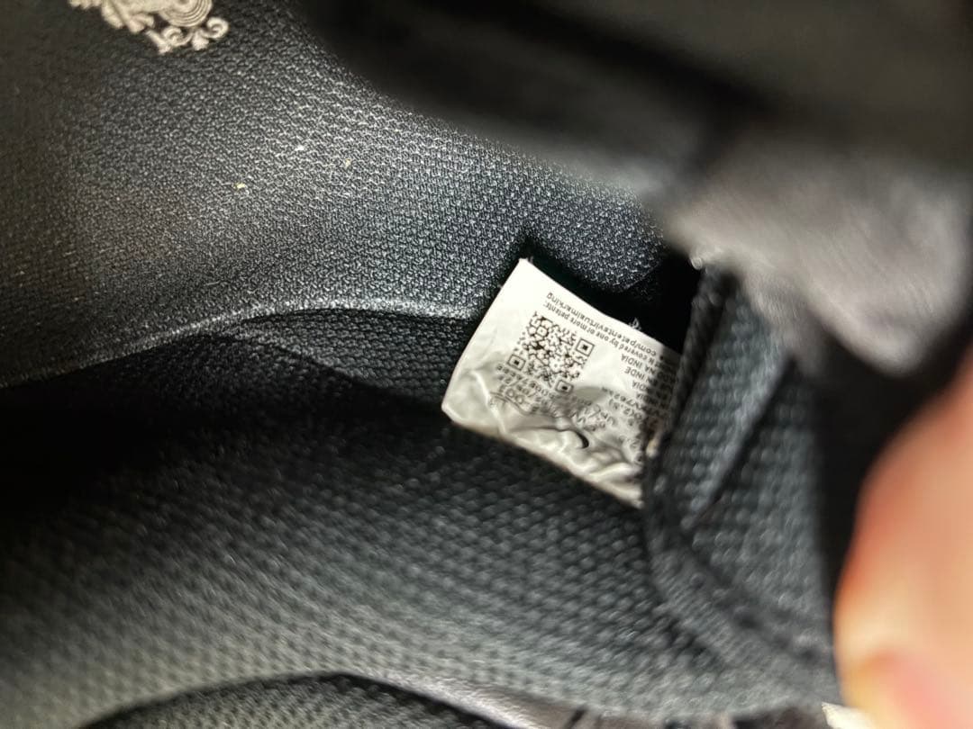 Nike Air Force 1 ブラックレザー スニーカー