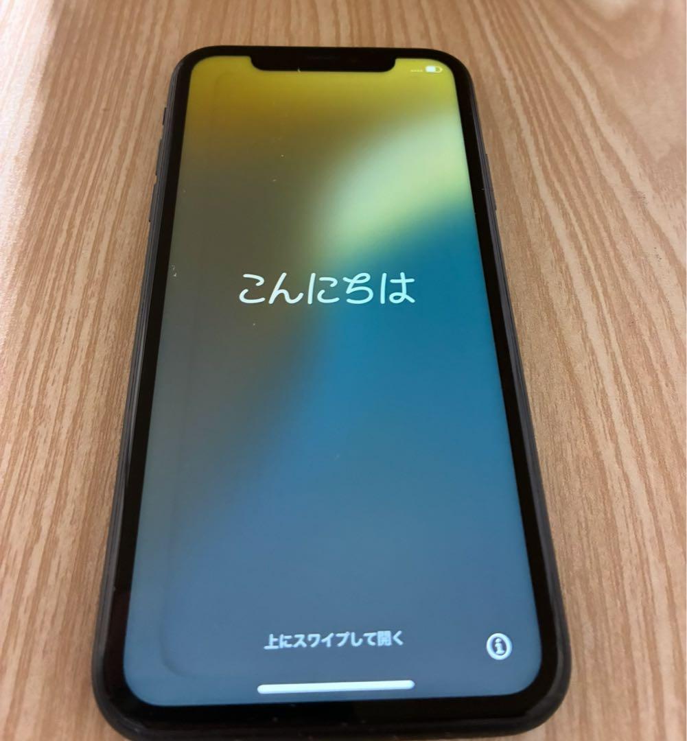 iPhone XR 128GB 背面カメラ不良 レンズ割れあり バッテリー85%