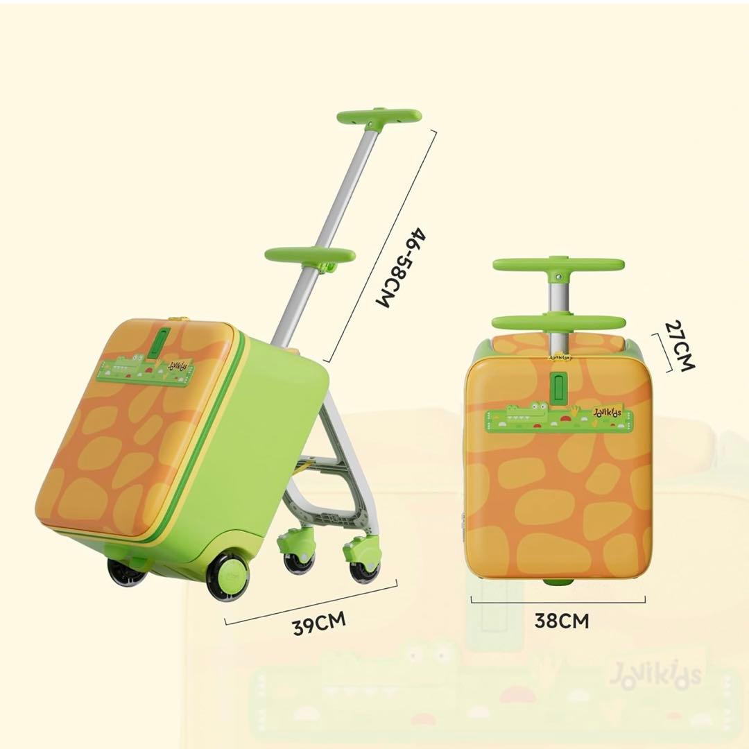 Jovikids 乗れるキャリーケース 32L スーツケース 折りたたみ式