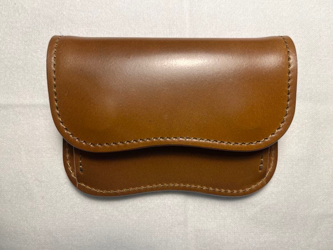 極美品 ラストクロップス タング シェルコードバン バーボン スタンプ有り