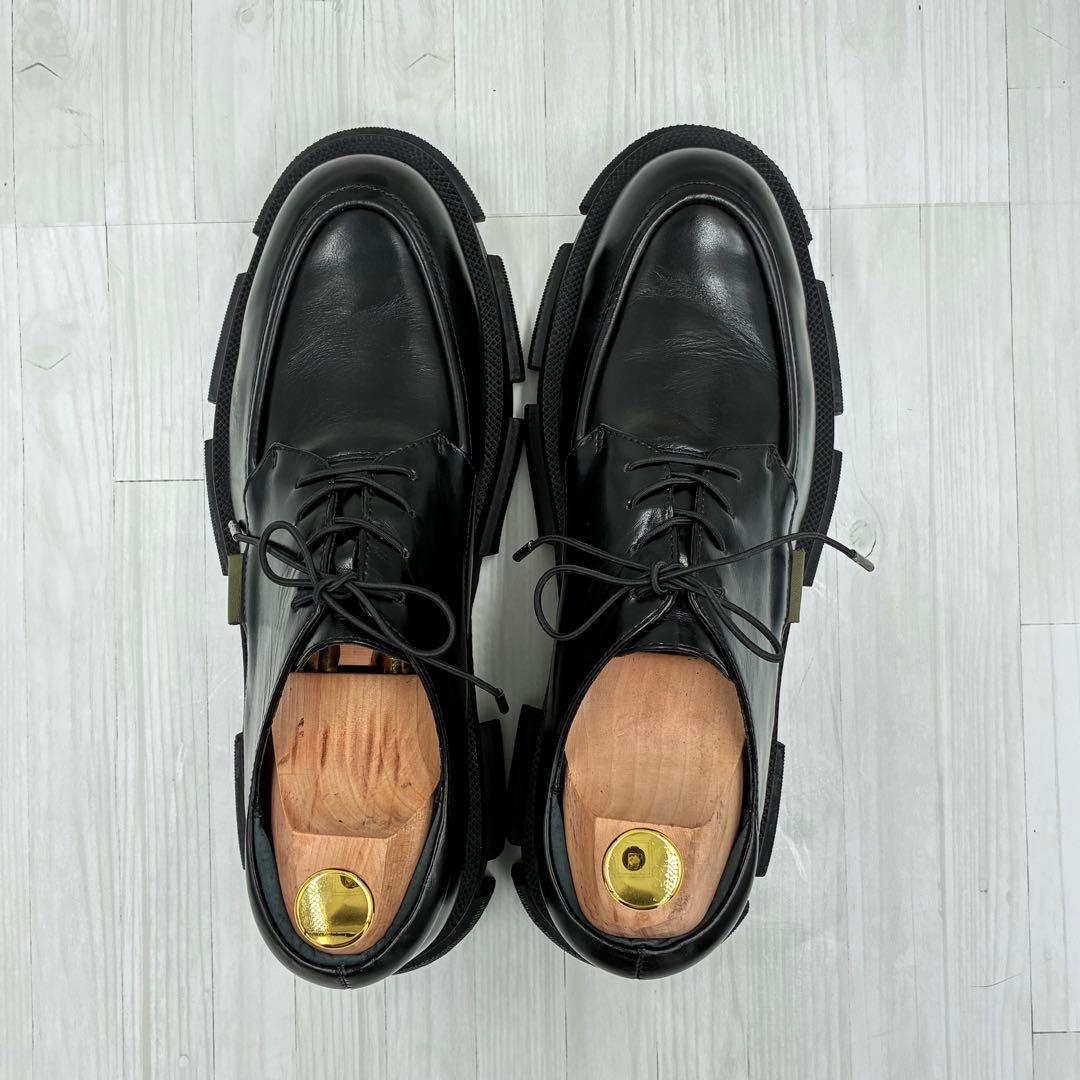 定番✨MANA✨厚底レースアップシューズ 24.5㎝ ブラック