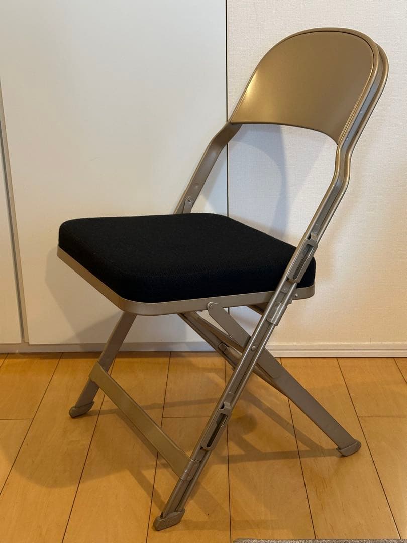 最終価格【CLARIN 】フォールディングチェア 黒ゴールドP.F.S.購入
