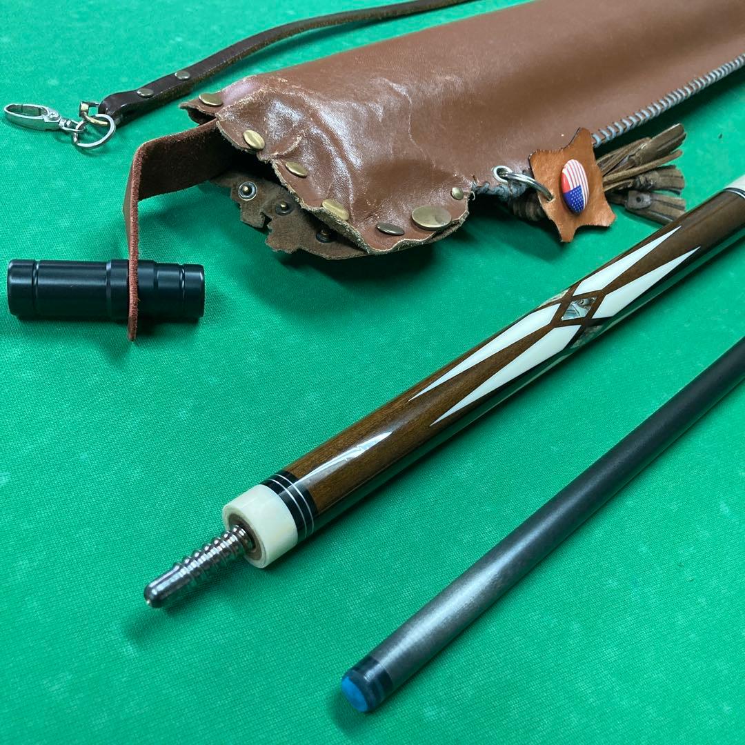 ♣️総本革、手作りキューケース❗️