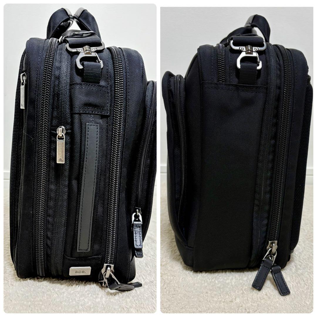 エース EVL-4.0 3WAY エキスパンダブル B4 ビジネスバッグ　黒