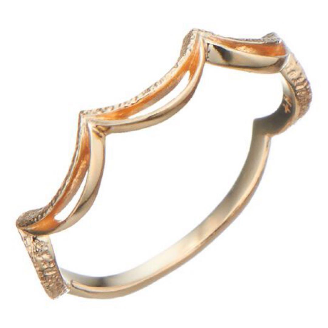 【NOJESS】K10 スカラップレースリング 13号