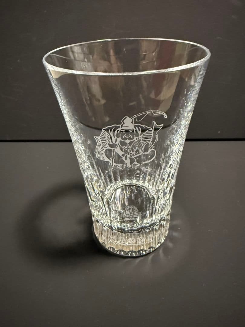 【恵比寿彫刻入り】バカラ ペアグラス えびすグラス 祝福/限定/高級