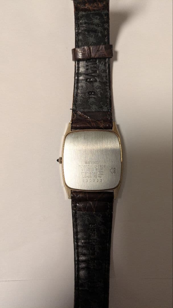 よねっち　SEIKO Dolce タングステン シャンパンゴールド