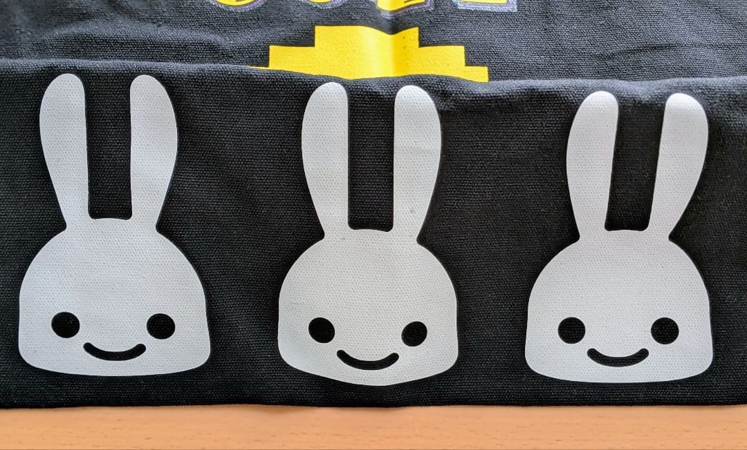 CUNE PACKMAN45周年 コラボトートバッグ 食べられるウサギ 限定品