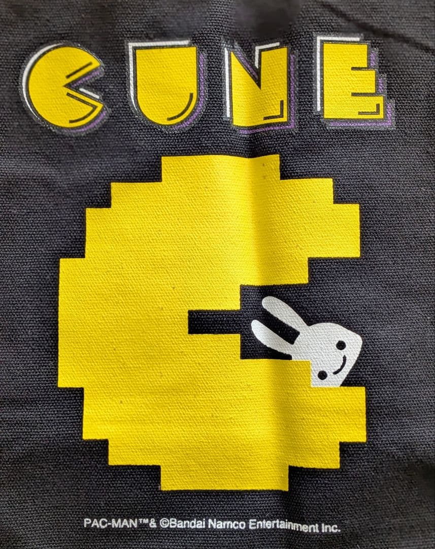 CUNE PACKMAN45周年 コラボトートバッグ 食べられるウサギ 限定品