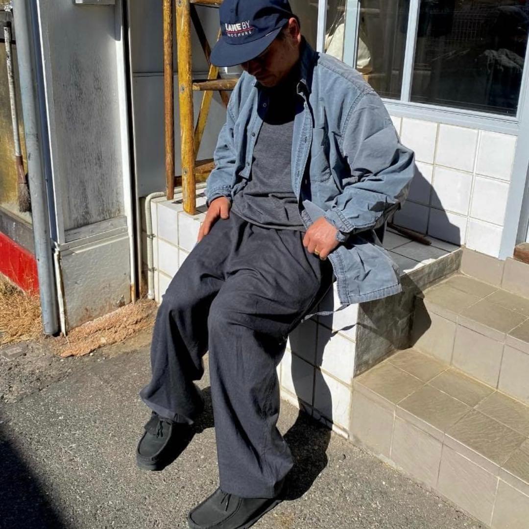 新品 BROCHURE シャツ B.H.O.D.SHIRTS グレー S