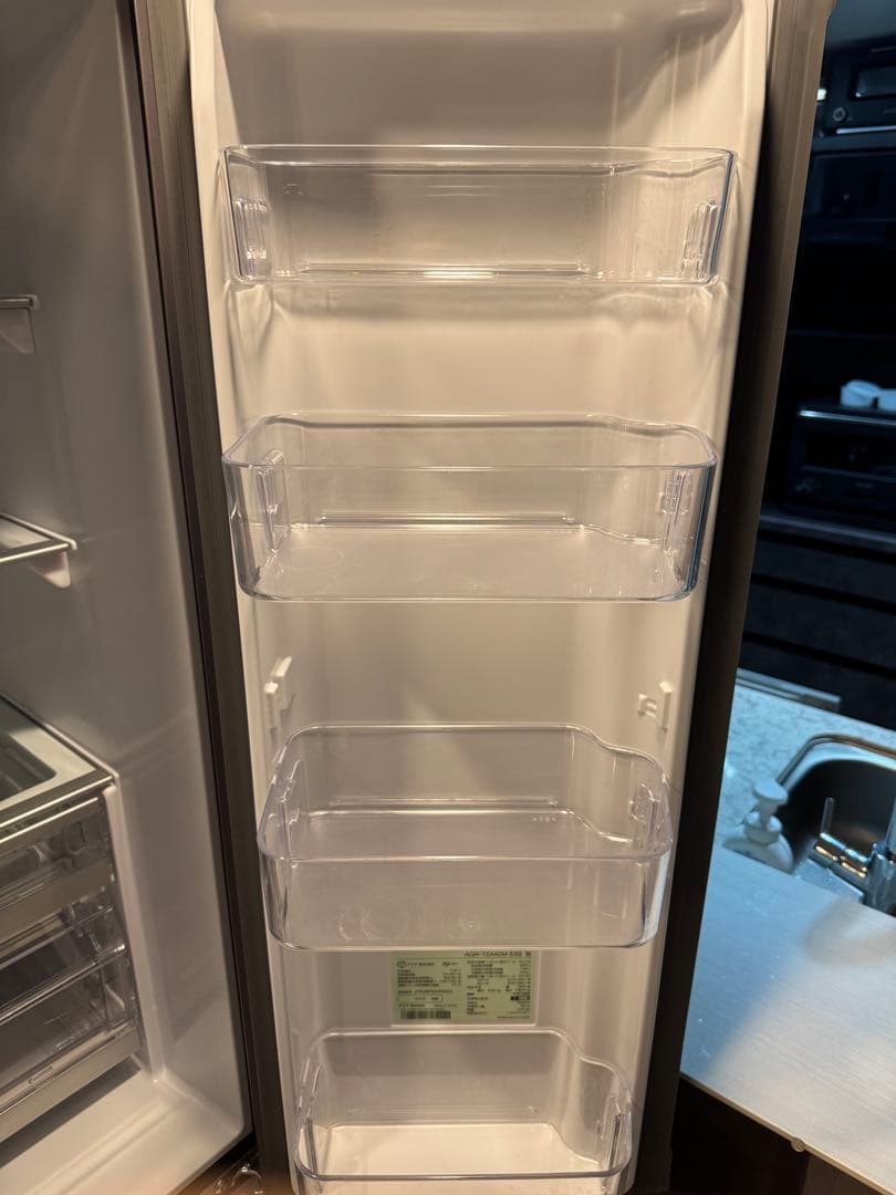 アクア420L冷凍冷蔵庫TZA-42M 2023年2月購入　保証期間内