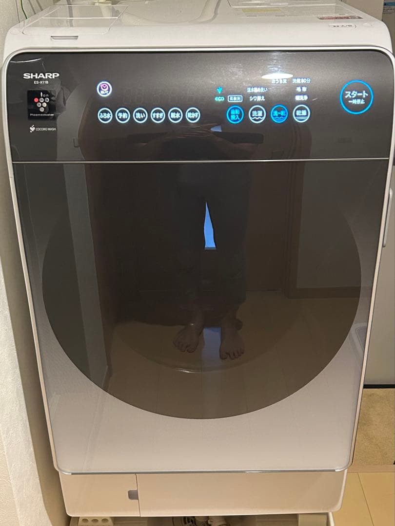 SHARP ES-X11B ドラム式洗濯乾燥機11kg/6kg