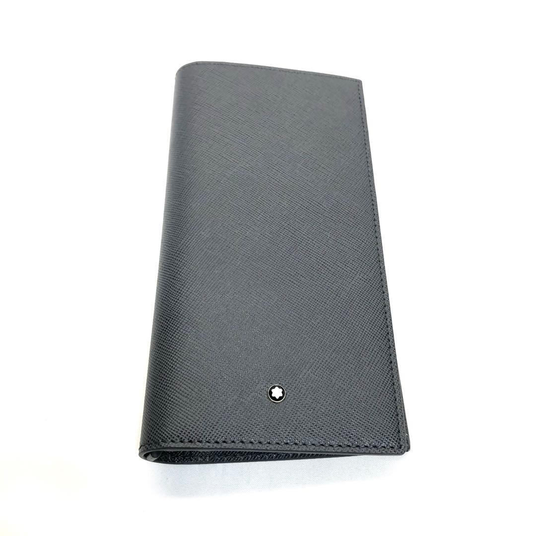 【未使用✨ 極美品】　MONTBLANC モンブラン 長財布 二つ折り　グレー