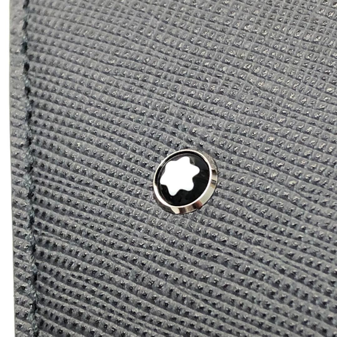 【未使用✨ 極美品】　MONTBLANC モンブラン 長財布 二つ折り　グレー