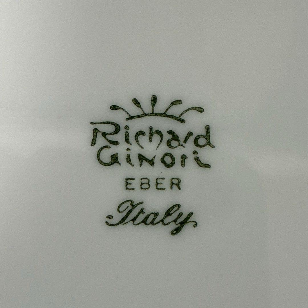 【美品】リチャードジノリ　ベッキオホワイト　デザートプレート　20cm×3枚