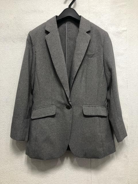 新品☆11号Mグレー系サマースーツ3点ストレート＆テーパード♪お仕事☆r895