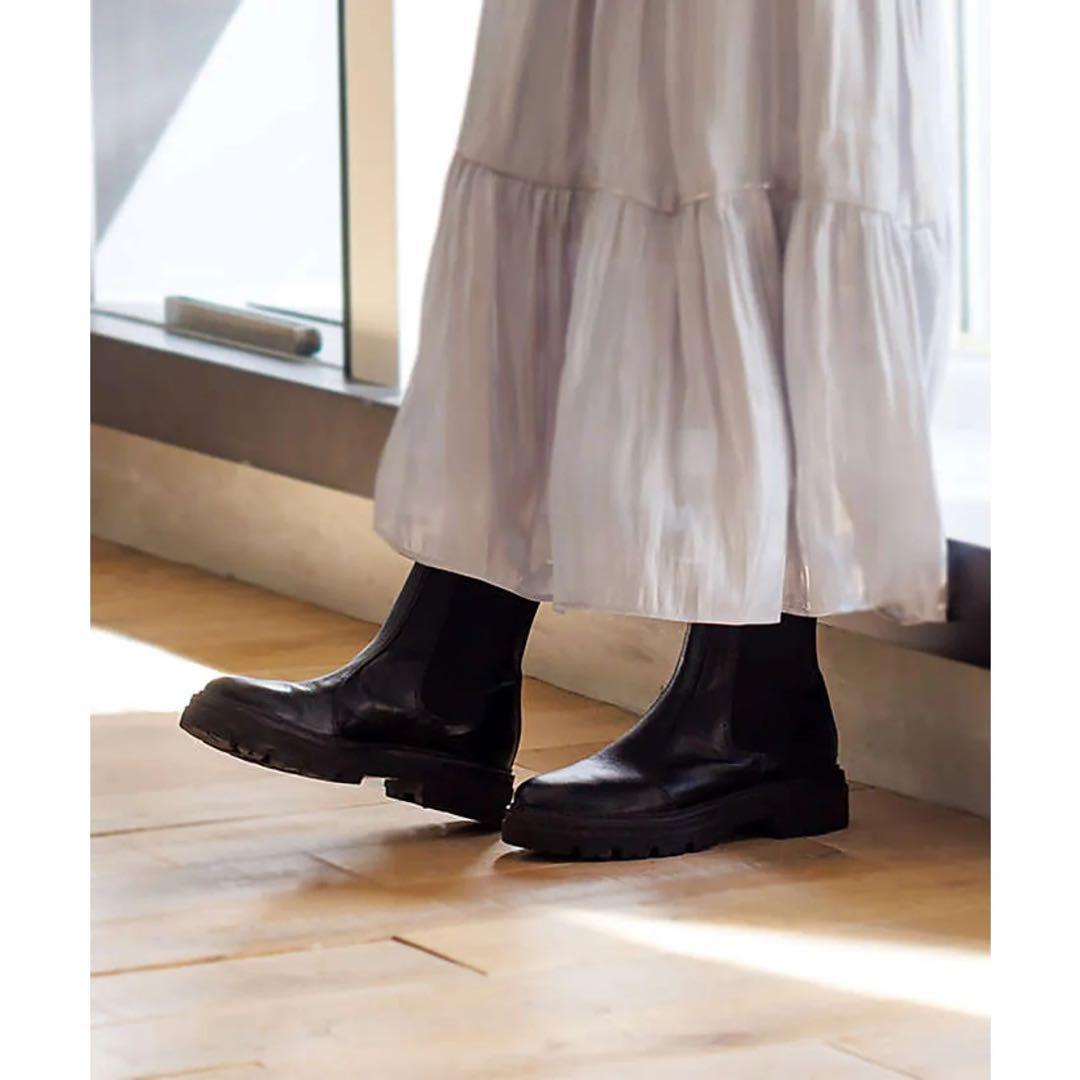 ENESS／エネス　サイドゴアブーツ　35