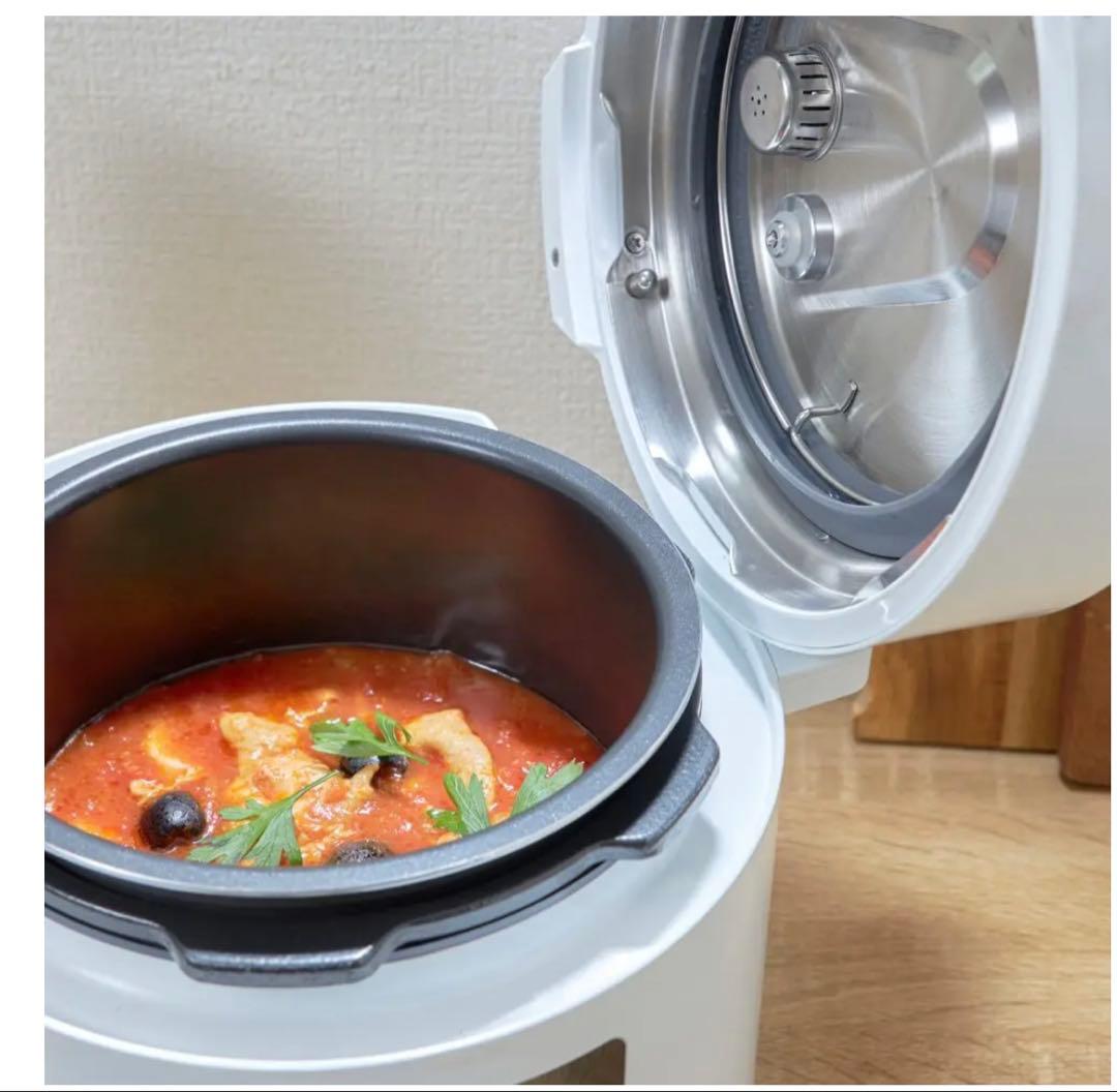 電気圧力鍋 APC-T120/W ホワイト