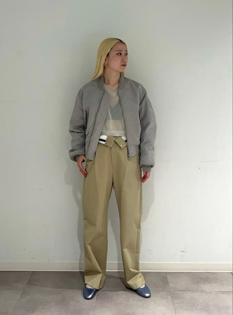 6(ROKU)コットン チノパンツ　マーベルパンツ　34