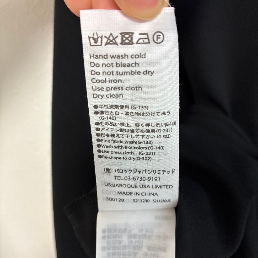 [ENFOLDエンフォルド］WAVE COLLAR PULLOVER 黒