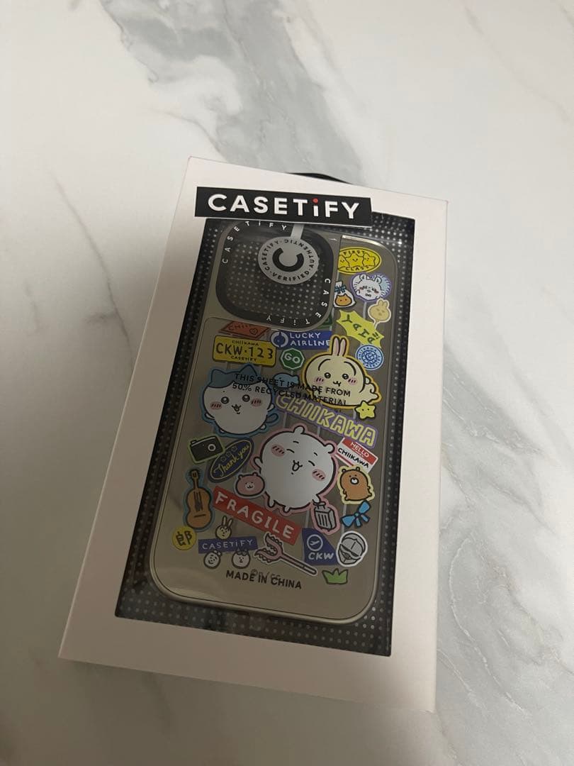 CASETiFY ステッカー風 iPhone用ケース　ちいかわ