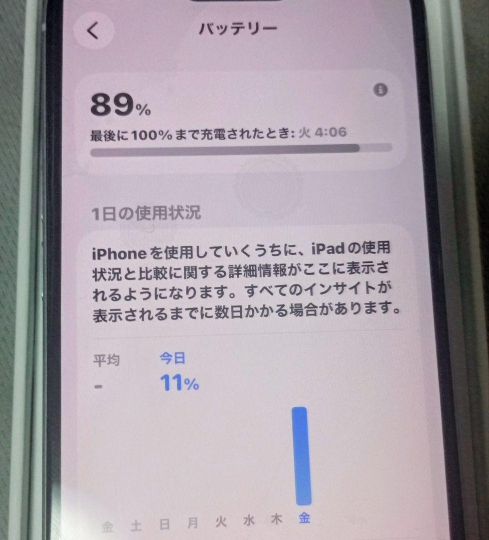 iPhone15 128GB simフリー