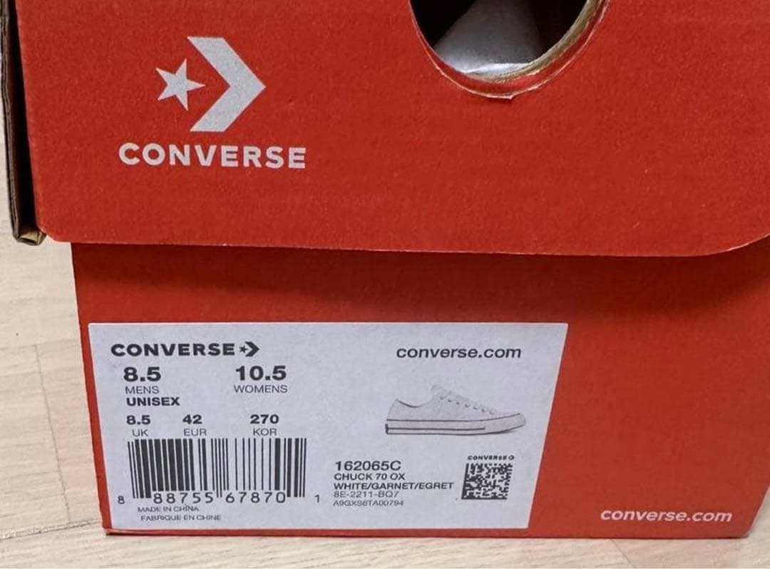 靴 CONVERSE CHUCK TAYLOR ALL STAR 8.5