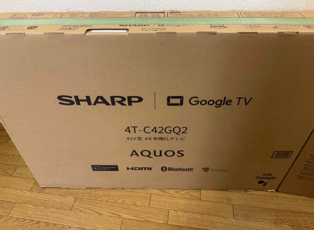 テレビ SHARP 4K 42-inch LCD TV 4T-C42GQ2