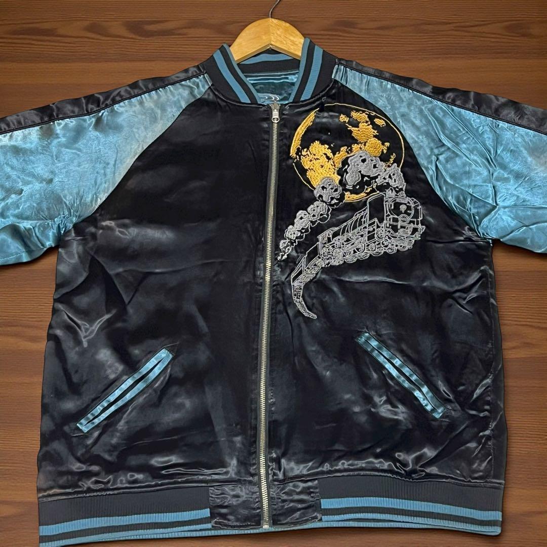 銀河鉄道999 メーテル　刺繍 リバーシブル　スカジャン 希少完売品 絡繰魂