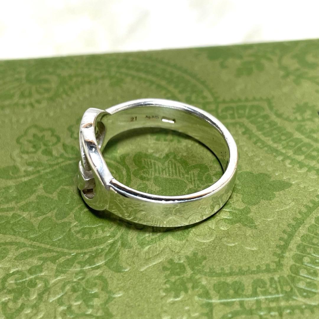 GUCCIグッチ インターロッキングGGリング　20号 メンズ/レディース