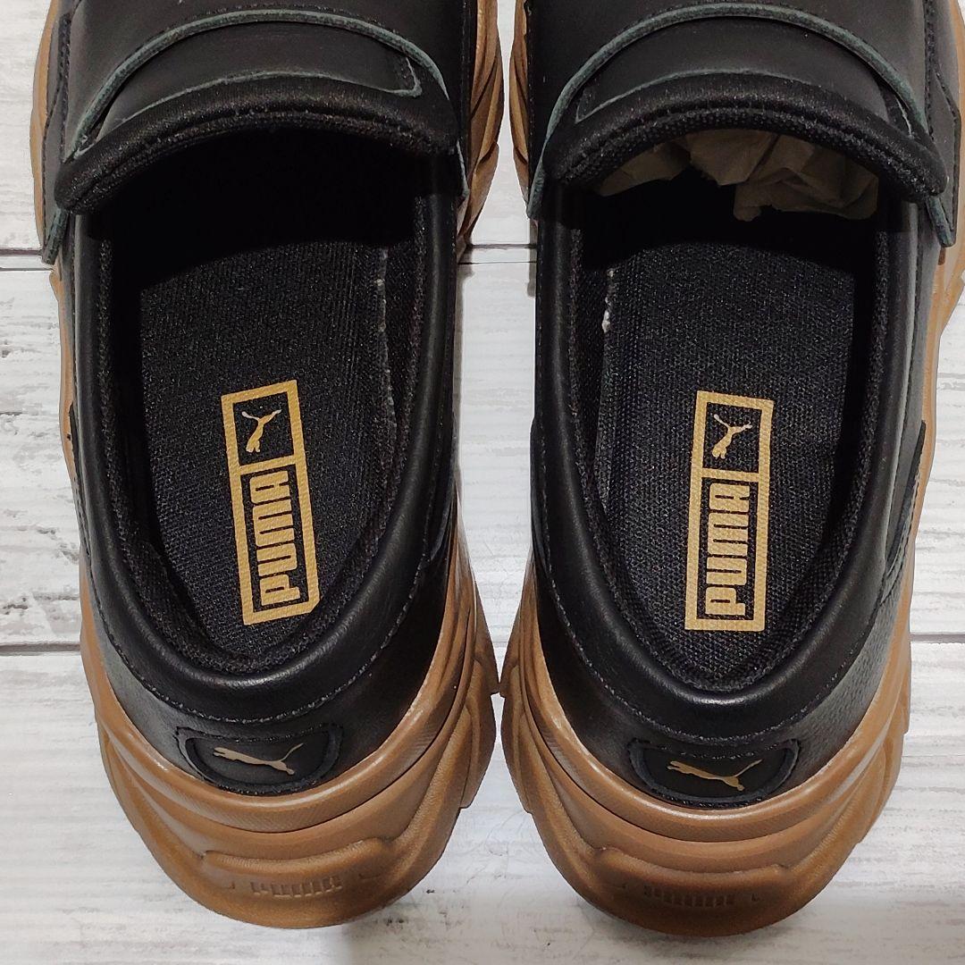 新品級✨PUMA LOAFYR WNS プーマ　ローファー　ブラック 23cm