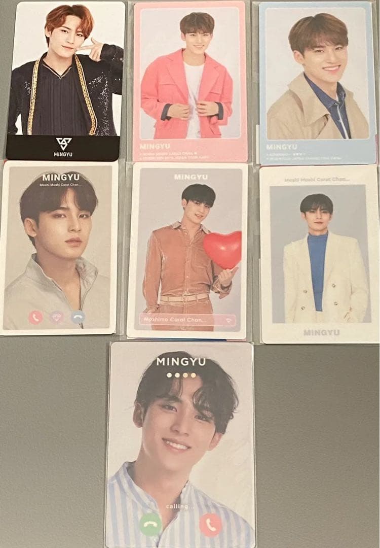 SEVENTEEN セブチ ミンギュ トレカセット もしもしカードセット