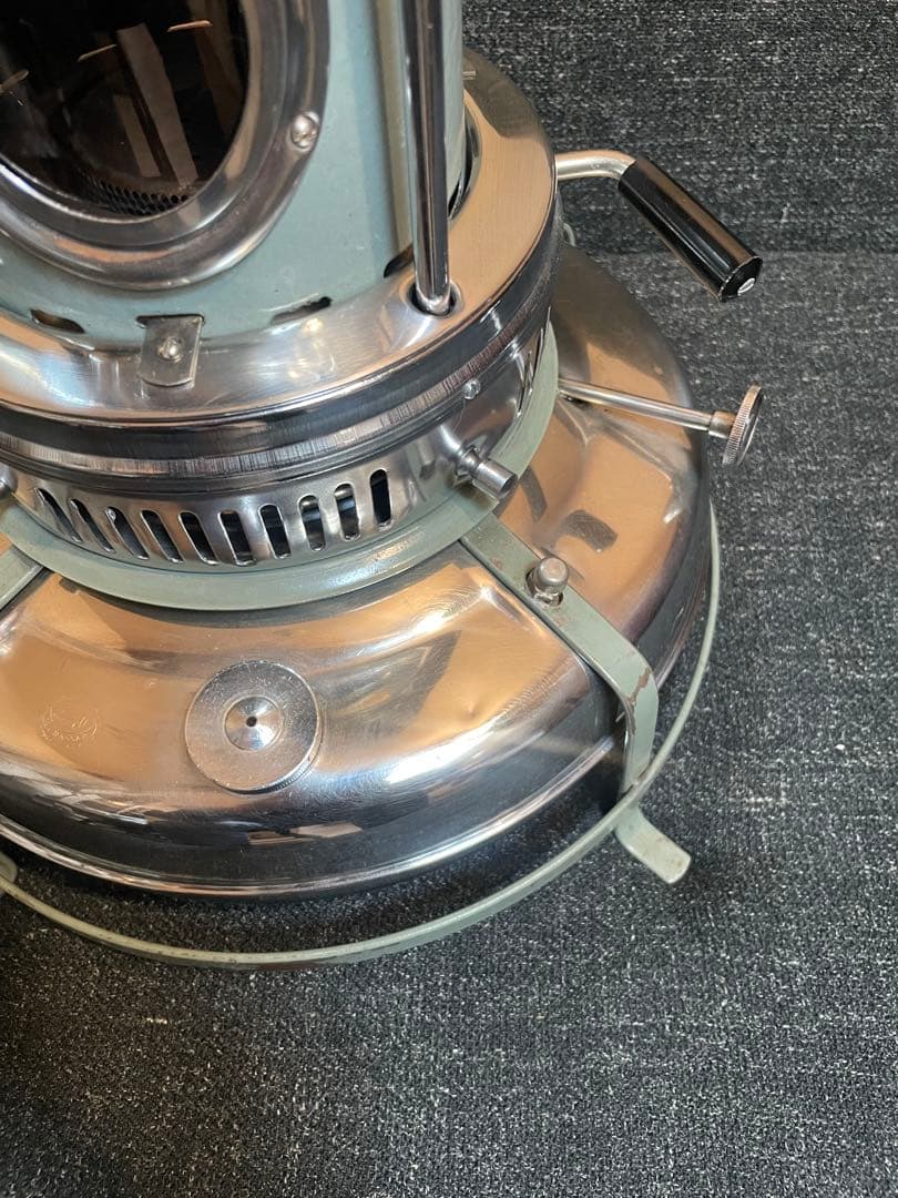 レア Aladdin グレー ビンテージ ブルーフレーム ストーブ アラジン 5