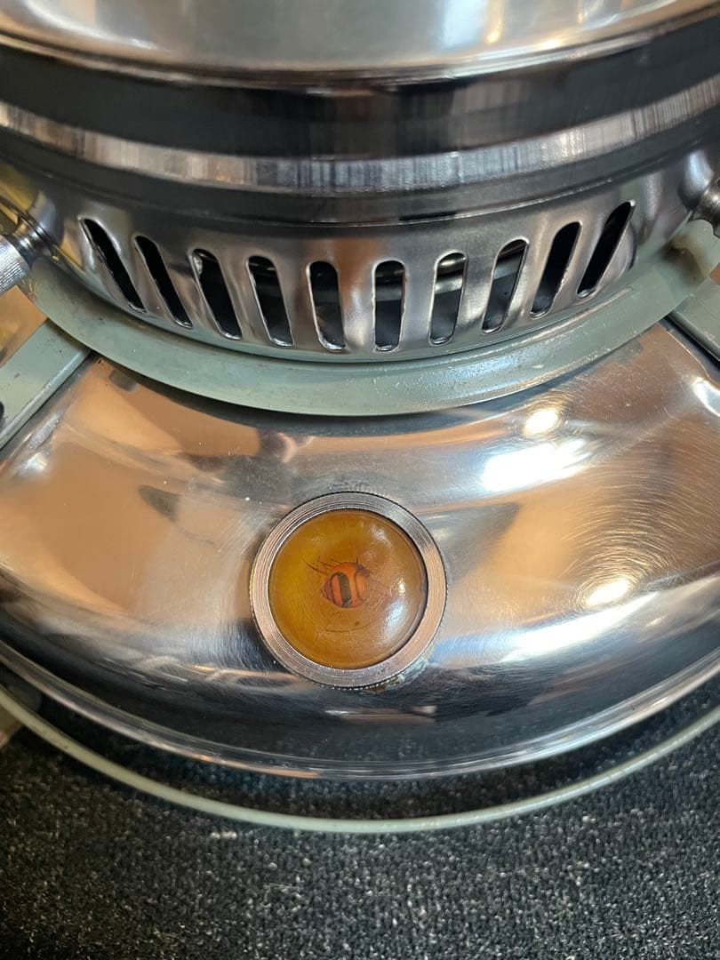 レア Aladdin グレー ビンテージ ブルーフレーム ストーブ アラジン 5