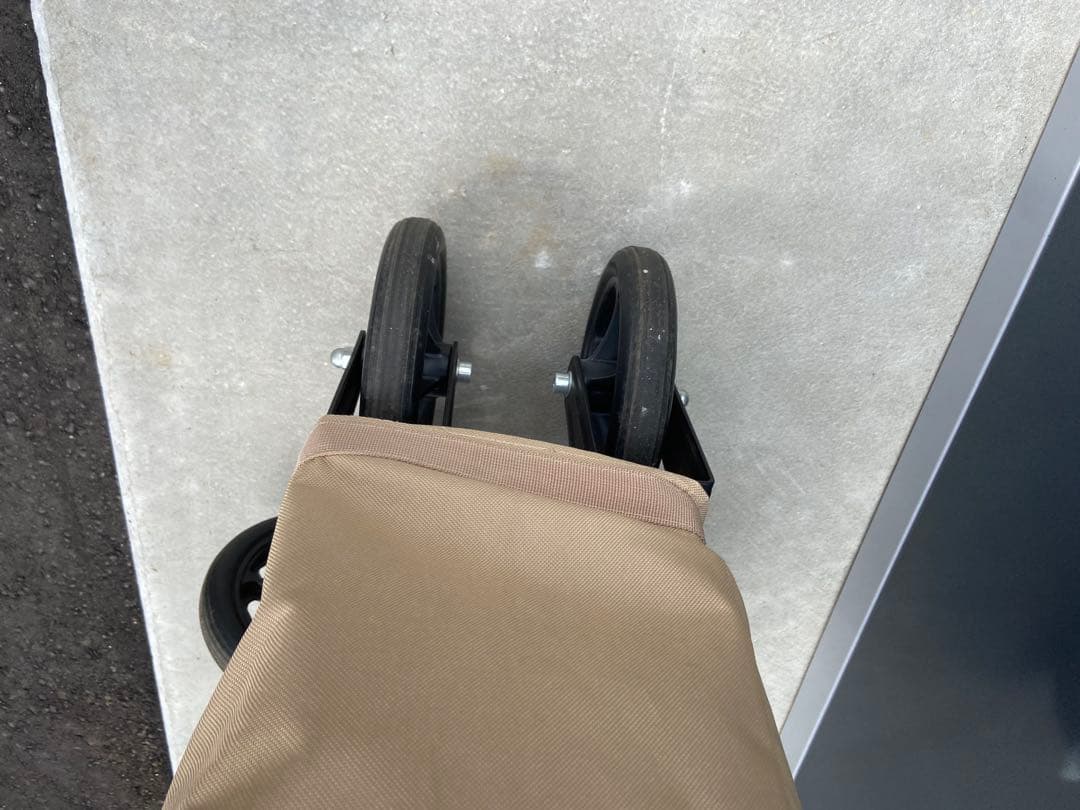 DOD 折りたたみキャリーカート ベージュ　アルミ合金フレーム