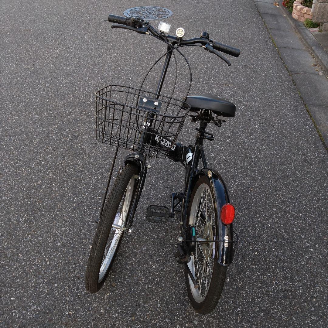 【マイ時計】KAZATO 折り畳み自転車 ブラック　20インチ