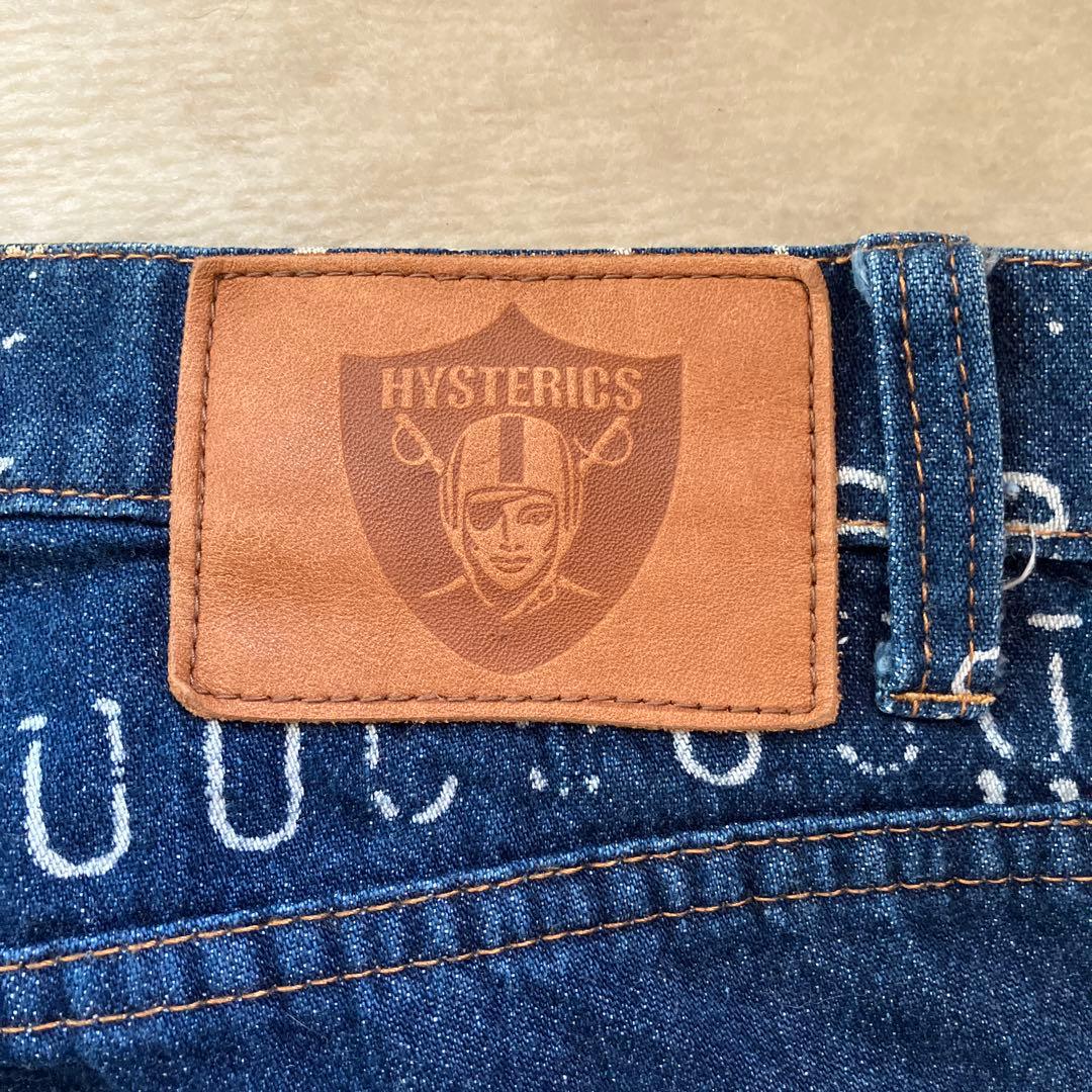 HYSTERIC プリントデニムパンツ