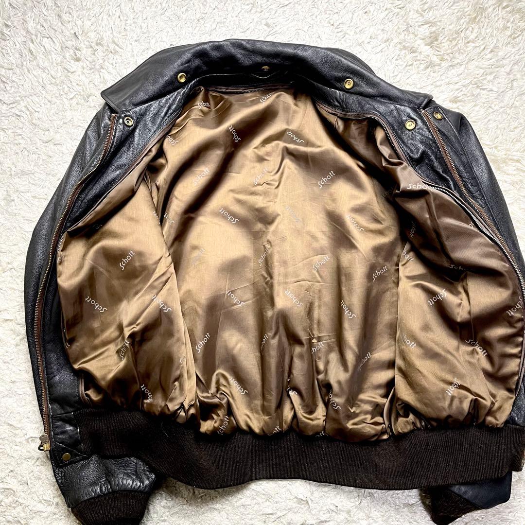 ✨2way/極美品/42インチ✨ショット A-2 G-1 レザージャケット