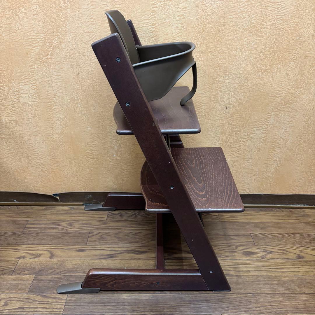 ☆良品☆【STOKKE】トリップトラップ ベビーチェア廃盤カラー ベビーセット付