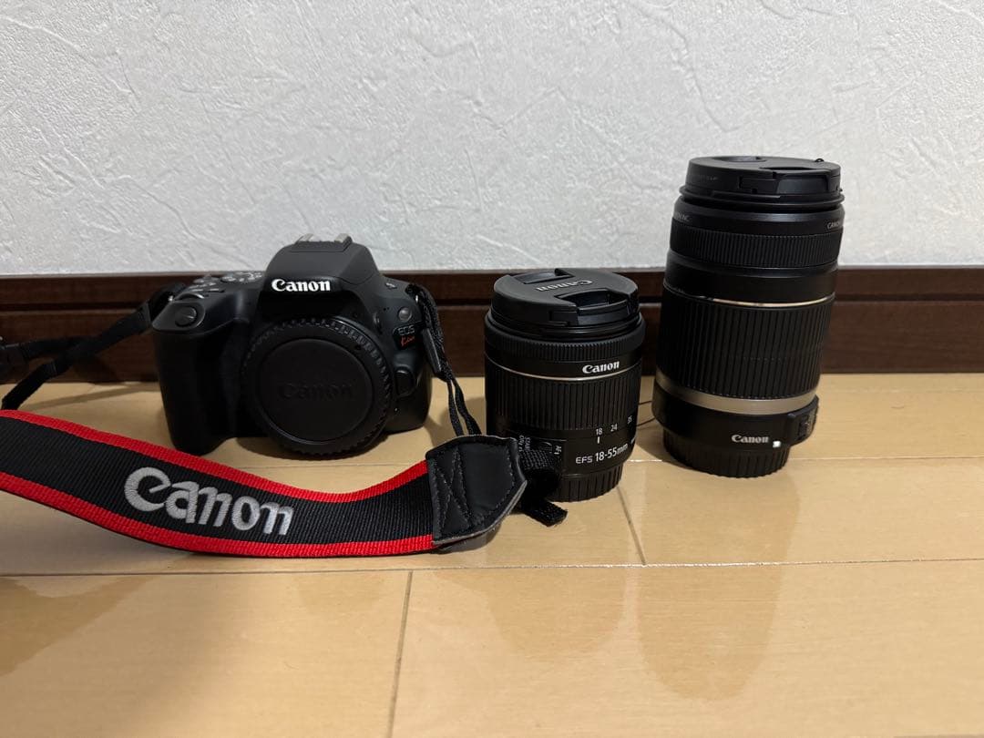 Canon eos kiss x9 標準レンズ、望遠レンズセット