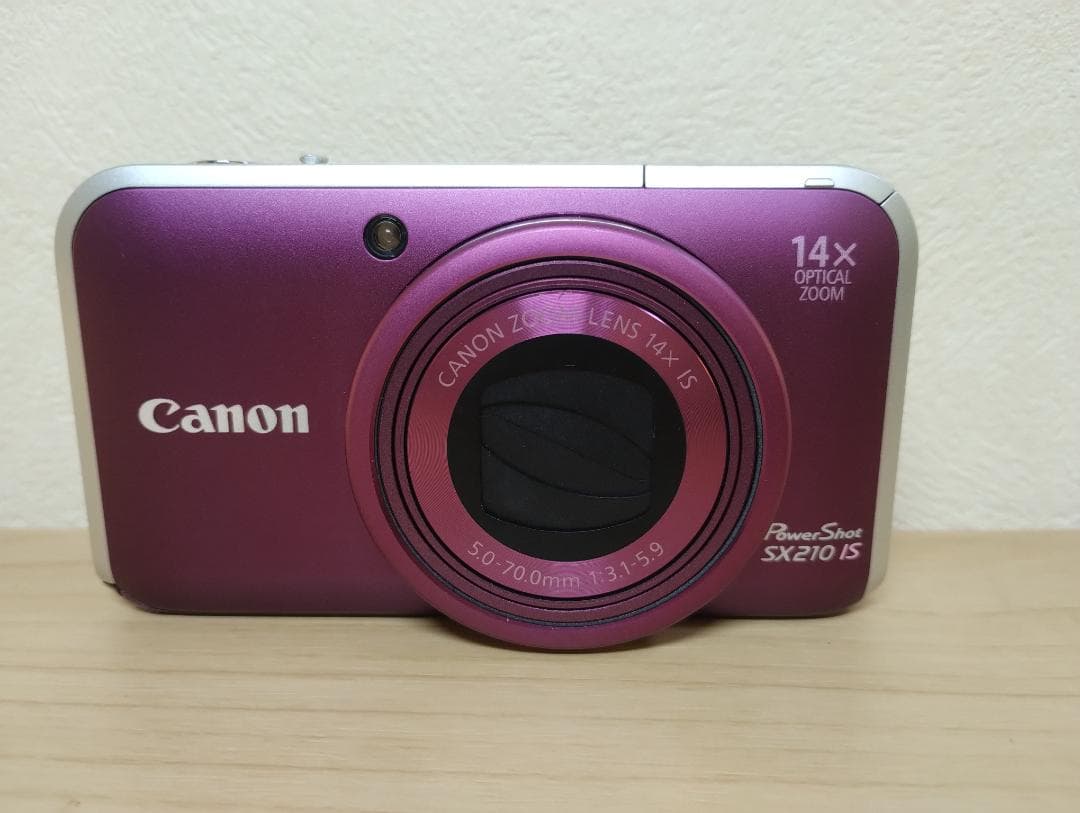 Canon PowerShot SX210 IS キャノン パープル デジカメ