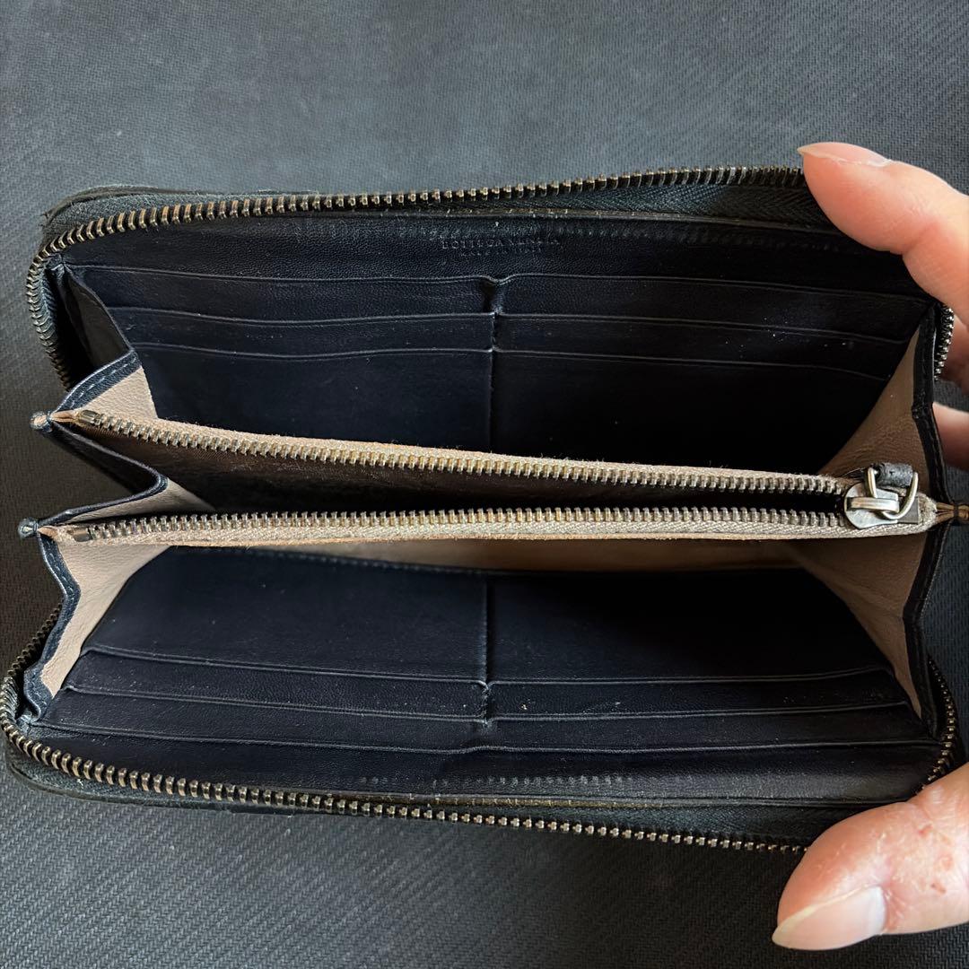 Bottega Veneta 黒 レザー 長財布