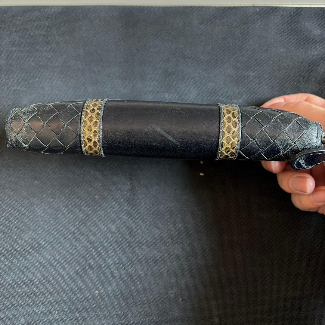 Bottega Veneta 黒 レザー 長財布